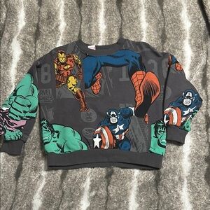 Marvel Superhero Graphic Sweatshirt